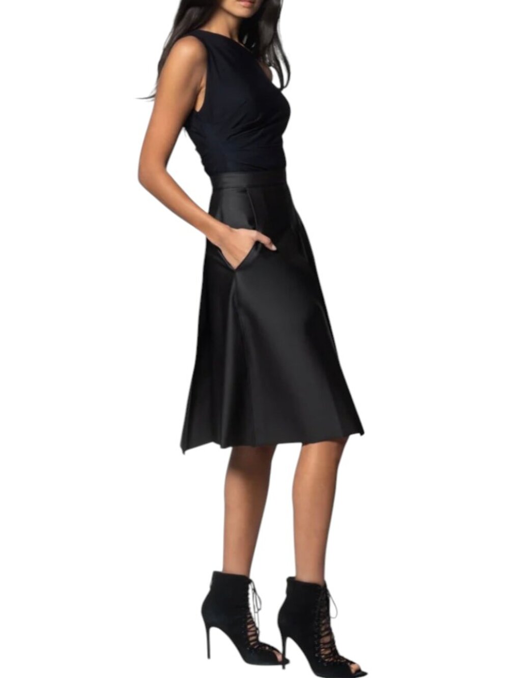 Maria Pinto - Penn 2 Skirt - Guntar, USA, Black, M - Picture 10 of 10